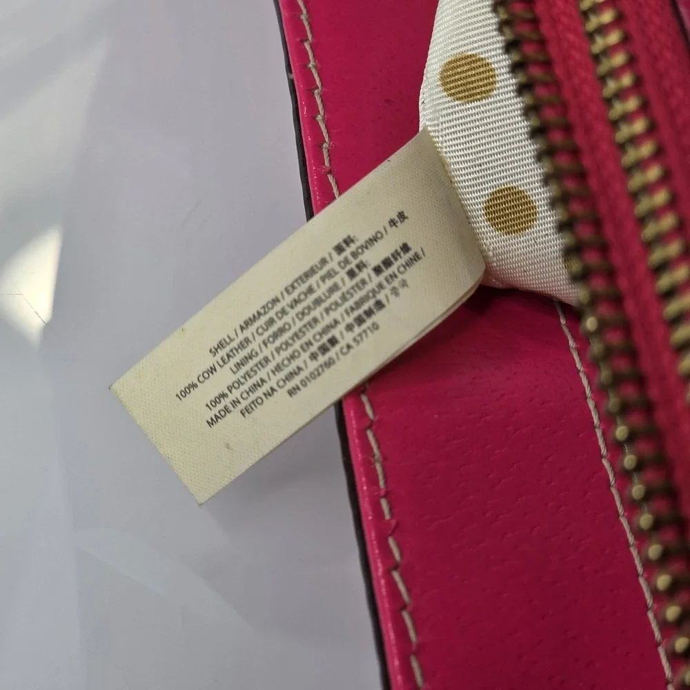 Kate Spade New York Wellesley Quinn Tote Pink Leather Satchel Handbag & Wallet